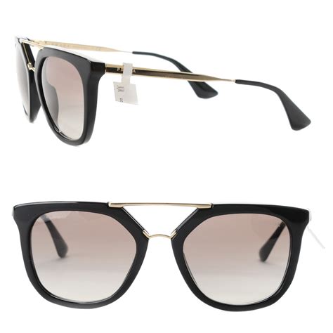 prada sunglasses spr 13q|PRADA Catwalk Sunglasses SPR 13Q Black .